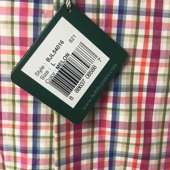 Bobby Jones Plaid long sleeve shirt - Picture 5 of 7